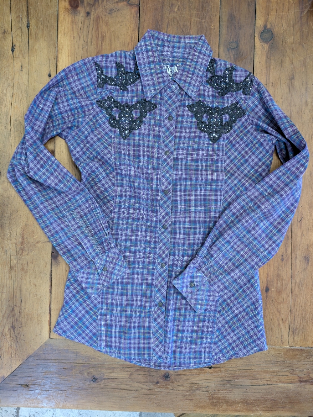 Rock 47 By Wrangler Ladies Blouse Small